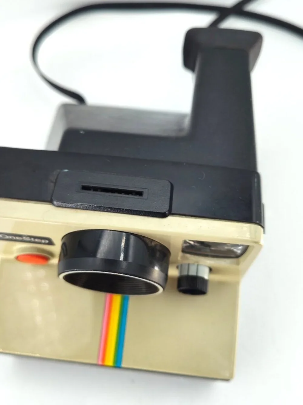 Polaroid OneStep SX-70 Rainbow Stripe Instant Film Camera Vintage UNTESTED